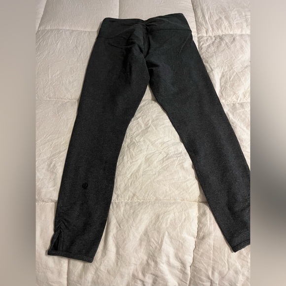 lululemon athletica Pants - Lululemon Womens Dark Gray Align High Rise Crop Pant Size 4 Gym Yoga Stretch